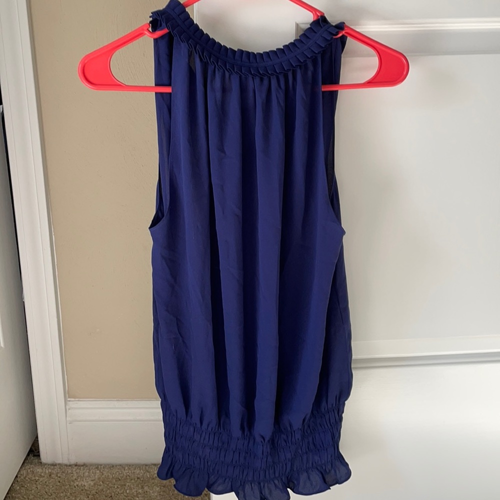 Express blue tank top